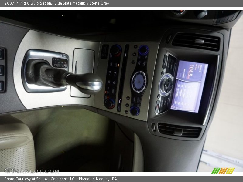 Blue Slate Metallic / Stone Gray 2007 Infiniti G 35 x Sedan