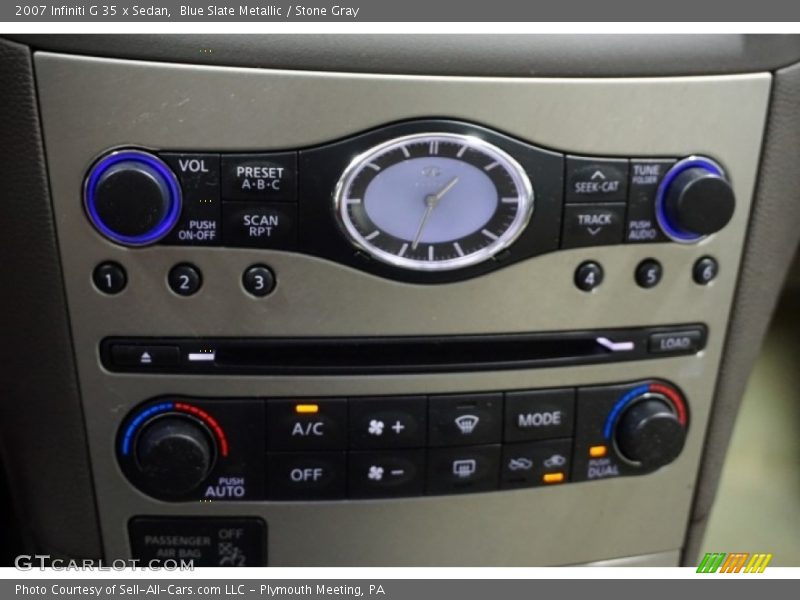Blue Slate Metallic / Stone Gray 2007 Infiniti G 35 x Sedan
