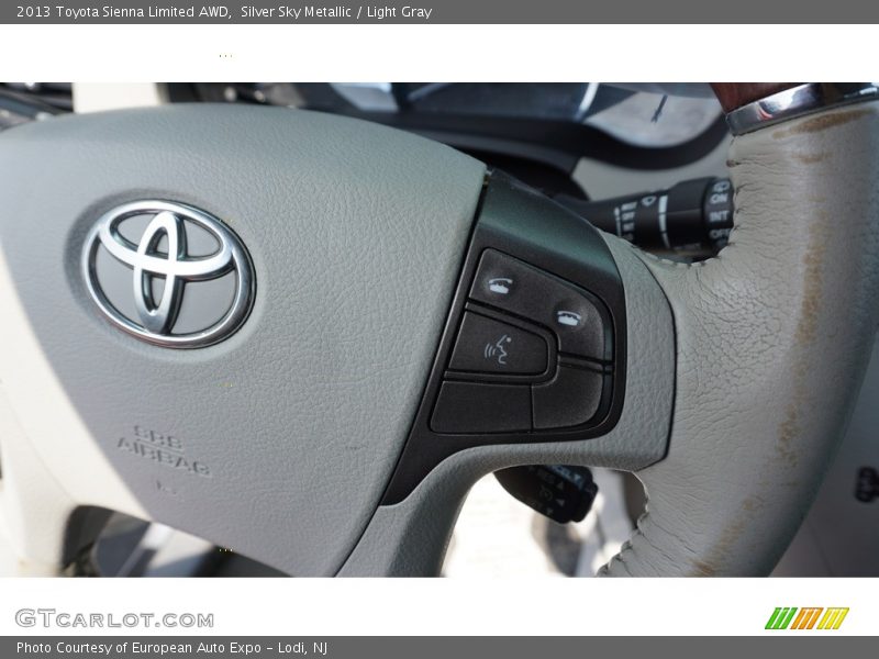 Silver Sky Metallic / Light Gray 2013 Toyota Sienna Limited AWD