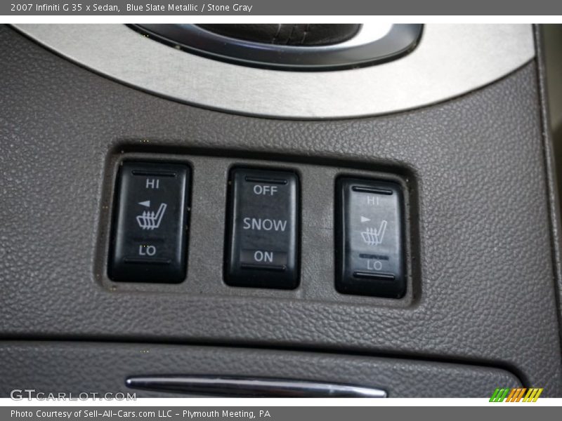 Blue Slate Metallic / Stone Gray 2007 Infiniti G 35 x Sedan