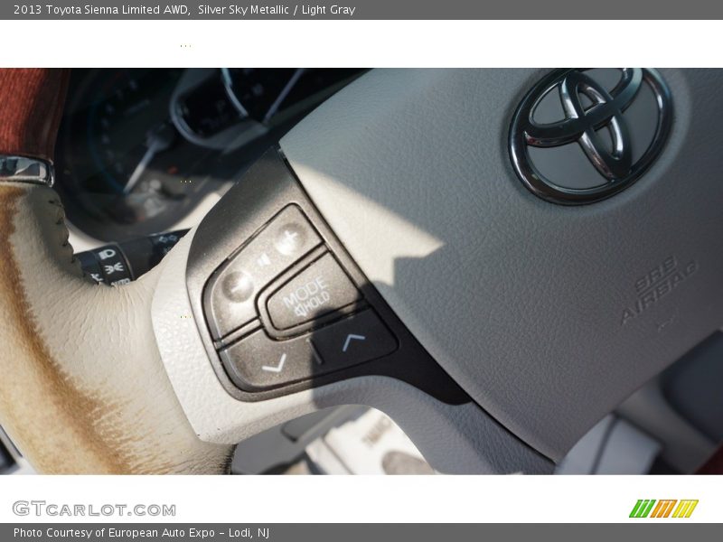 Silver Sky Metallic / Light Gray 2013 Toyota Sienna Limited AWD