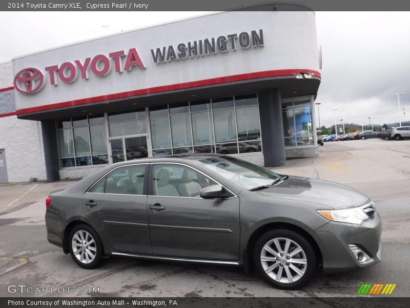 Cypress Pearl / Ivory 2014 Toyota Camry XLE