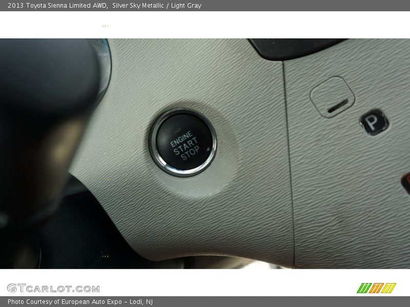 Silver Sky Metallic / Light Gray 2013 Toyota Sienna Limited AWD