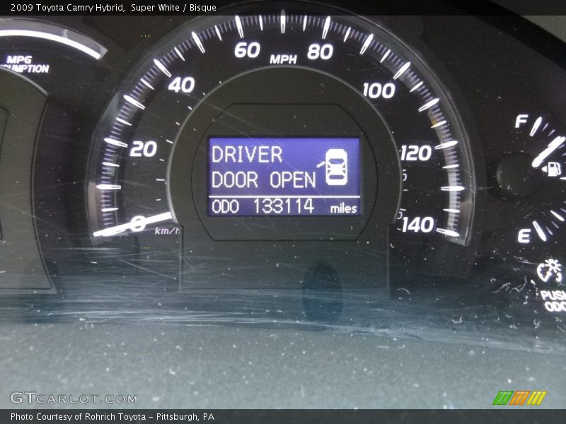 Super White / Bisque 2009 Toyota Camry Hybrid