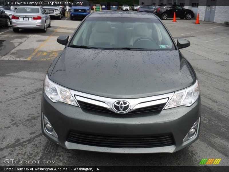 Cypress Pearl / Ivory 2014 Toyota Camry XLE