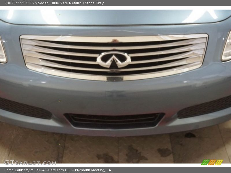 Blue Slate Metallic / Stone Gray 2007 Infiniti G 35 x Sedan