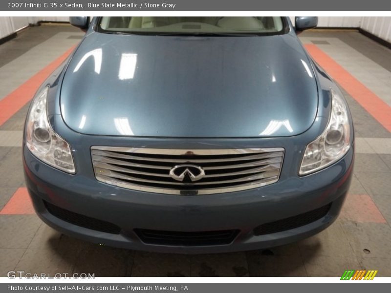 Blue Slate Metallic / Stone Gray 2007 Infiniti G 35 x Sedan