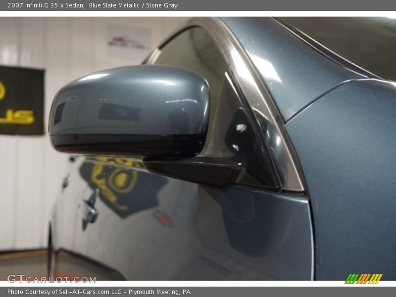Blue Slate Metallic / Stone Gray 2007 Infiniti G 35 x Sedan