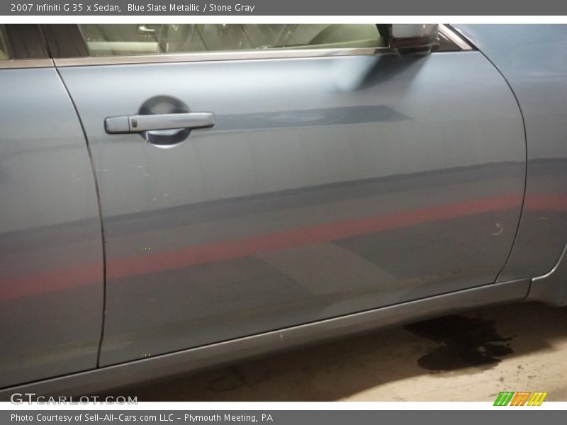 Blue Slate Metallic / Stone Gray 2007 Infiniti G 35 x Sedan