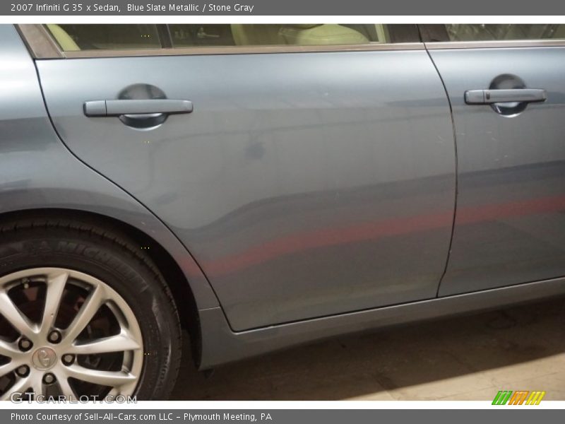 Blue Slate Metallic / Stone Gray 2007 Infiniti G 35 x Sedan