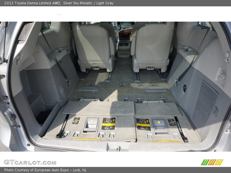 Silver Sky Metallic / Light Gray 2013 Toyota Sienna Limited AWD