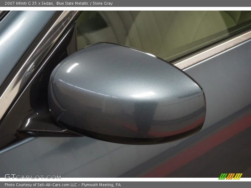 Blue Slate Metallic / Stone Gray 2007 Infiniti G 35 x Sedan