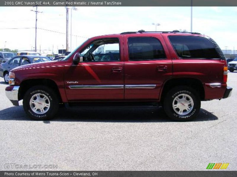 Garnet Red Metallic / Neutral Tan/Shale 2001 GMC Yukon SLE 4x4