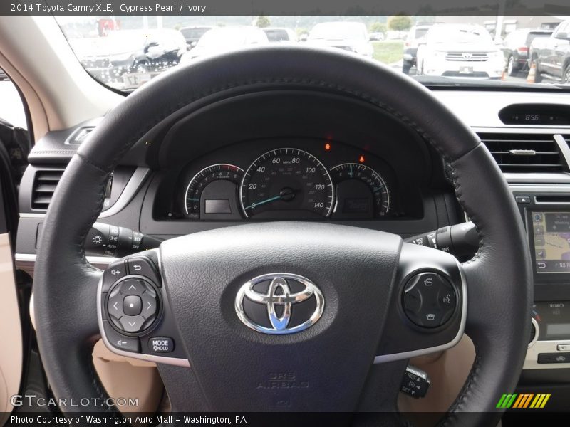 Cypress Pearl / Ivory 2014 Toyota Camry XLE