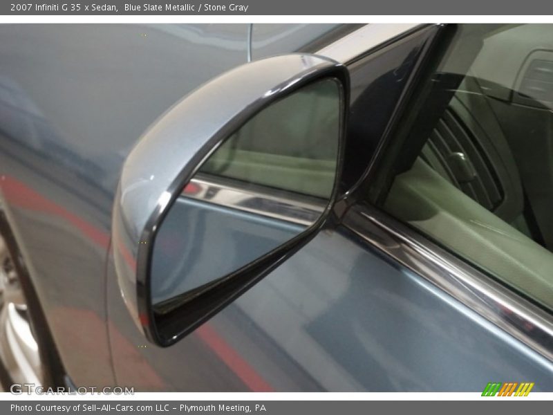 Blue Slate Metallic / Stone Gray 2007 Infiniti G 35 x Sedan