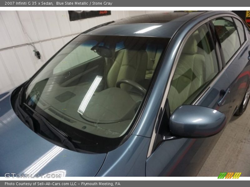 Blue Slate Metallic / Stone Gray 2007 Infiniti G 35 x Sedan