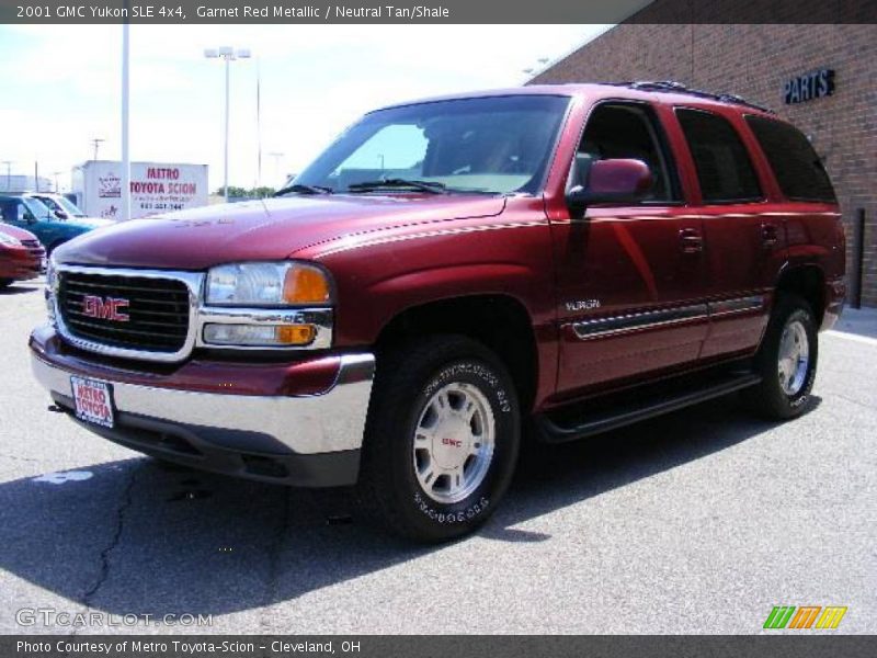 Garnet Red Metallic / Neutral Tan/Shale 2001 GMC Yukon SLE 4x4