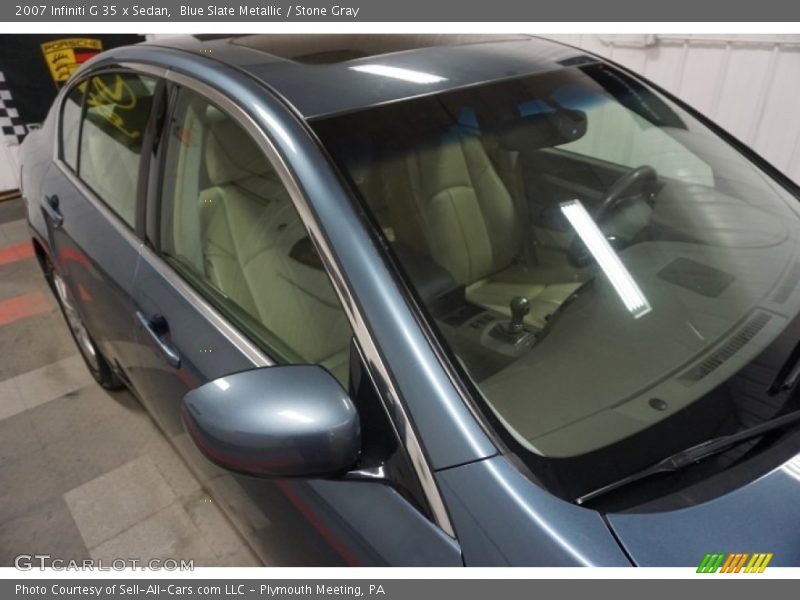 Blue Slate Metallic / Stone Gray 2007 Infiniti G 35 x Sedan