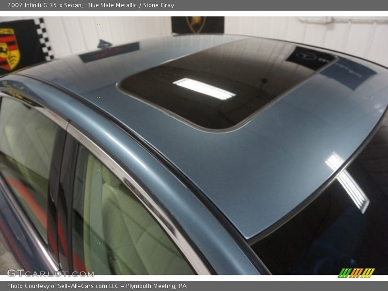 Blue Slate Metallic / Stone Gray 2007 Infiniti G 35 x Sedan