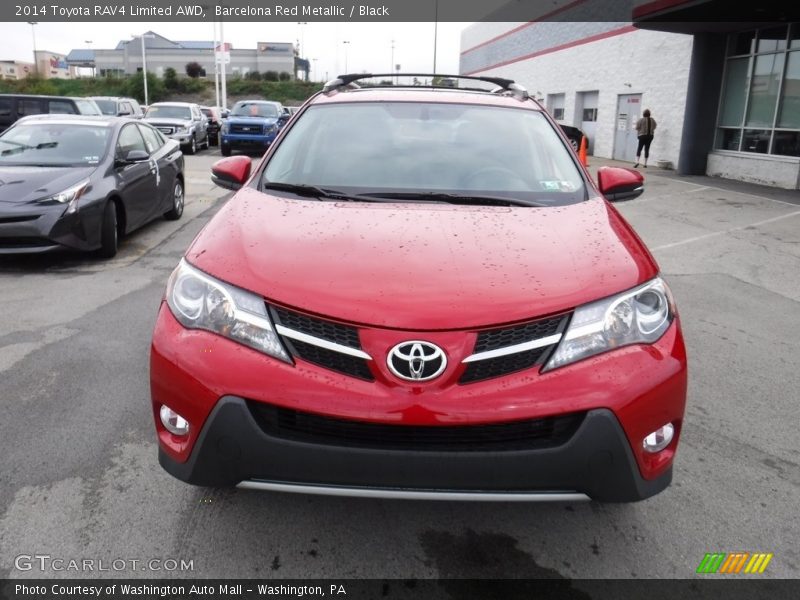 Barcelona Red Metallic / Black 2014 Toyota RAV4 Limited AWD