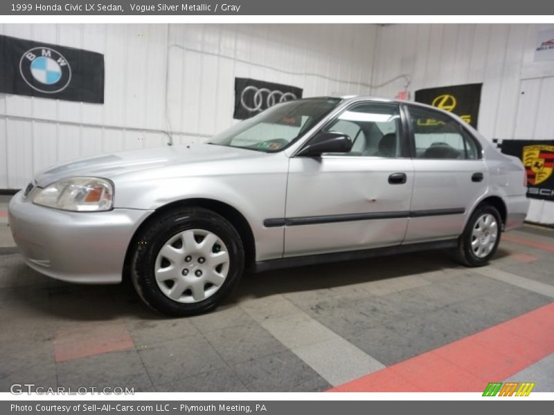 Vogue Silver Metallic / Gray 1999 Honda Civic LX Sedan