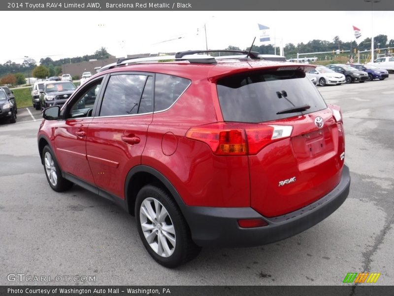 Barcelona Red Metallic / Black 2014 Toyota RAV4 Limited AWD