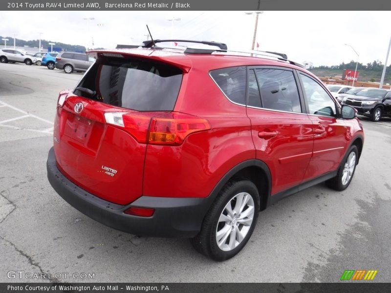 Barcelona Red Metallic / Black 2014 Toyota RAV4 Limited AWD