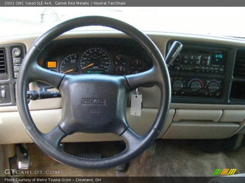 Garnet Red Metallic / Neutral Tan/Shale 2001 GMC Yukon SLE 4x4