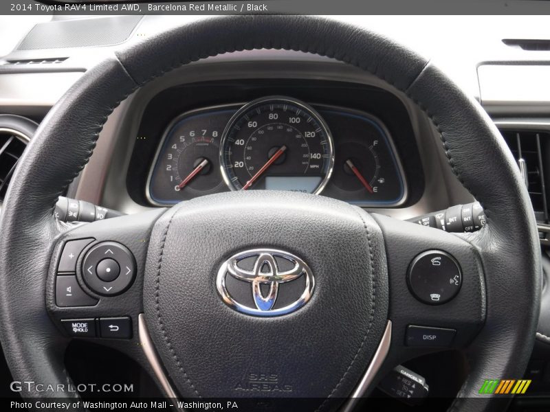 Barcelona Red Metallic / Black 2014 Toyota RAV4 Limited AWD