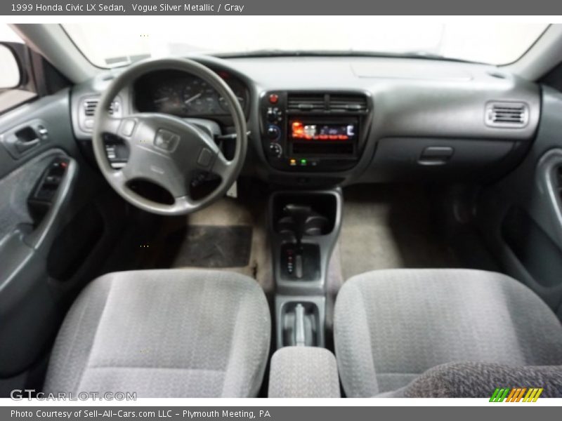 Vogue Silver Metallic / Gray 1999 Honda Civic LX Sedan