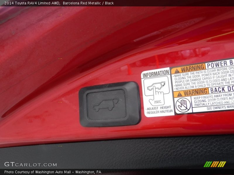 Barcelona Red Metallic / Black 2014 Toyota RAV4 Limited AWD