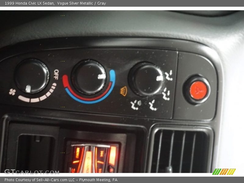 Vogue Silver Metallic / Gray 1999 Honda Civic LX Sedan