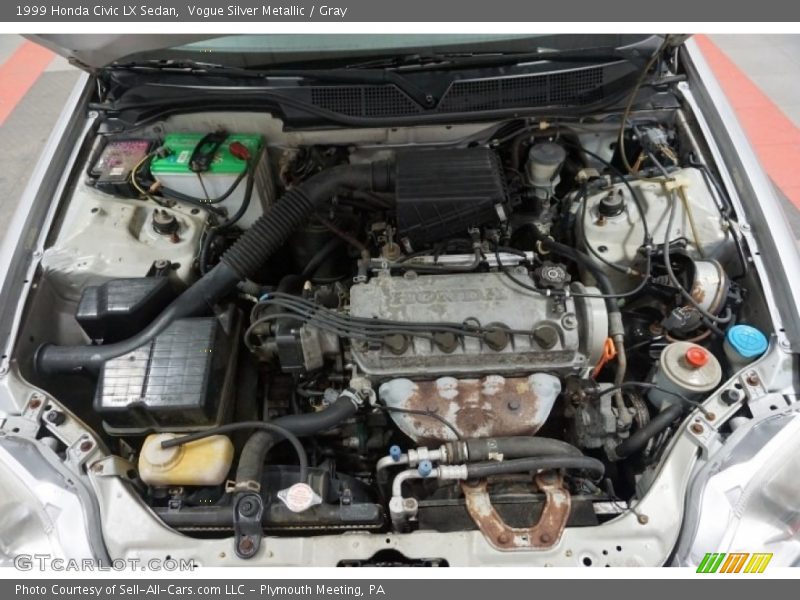 Vogue Silver Metallic / Gray 1999 Honda Civic LX Sedan