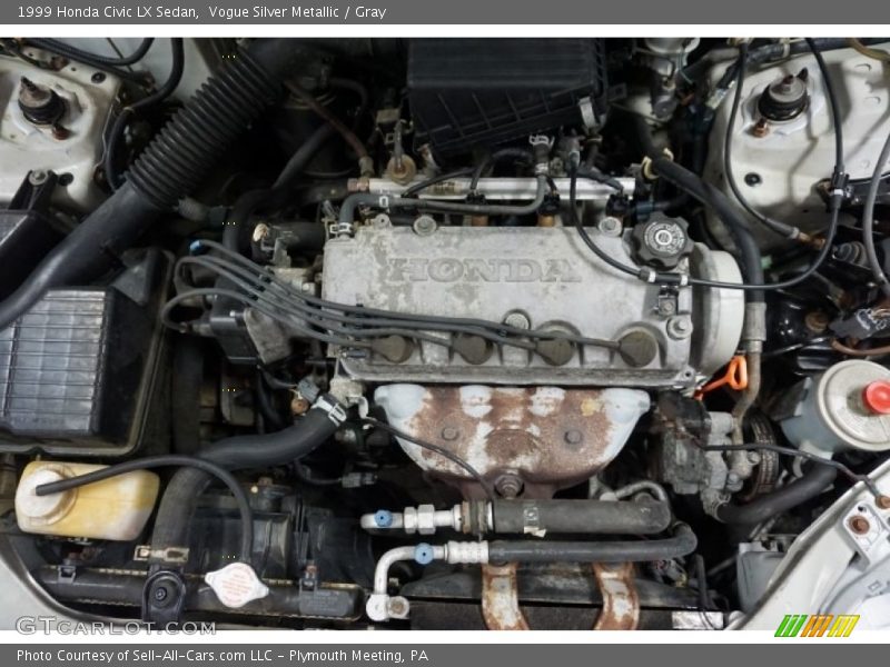 Vogue Silver Metallic / Gray 1999 Honda Civic LX Sedan