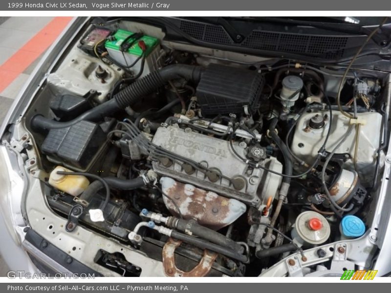 Vogue Silver Metallic / Gray 1999 Honda Civic LX Sedan