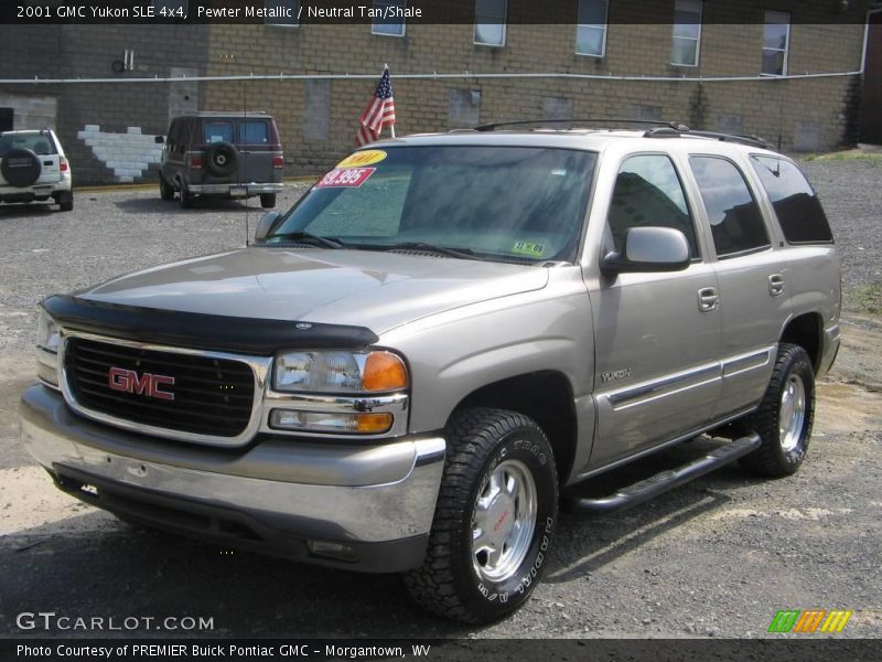 Pewter Metallic / Neutral Tan/Shale 2001 GMC Yukon SLE 4x4