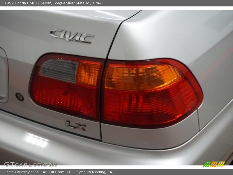 Vogue Silver Metallic / Gray 1999 Honda Civic LX Sedan