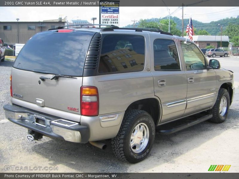 Pewter Metallic / Neutral Tan/Shale 2001 GMC Yukon SLE 4x4