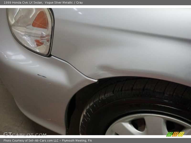 Vogue Silver Metallic / Gray 1999 Honda Civic LX Sedan