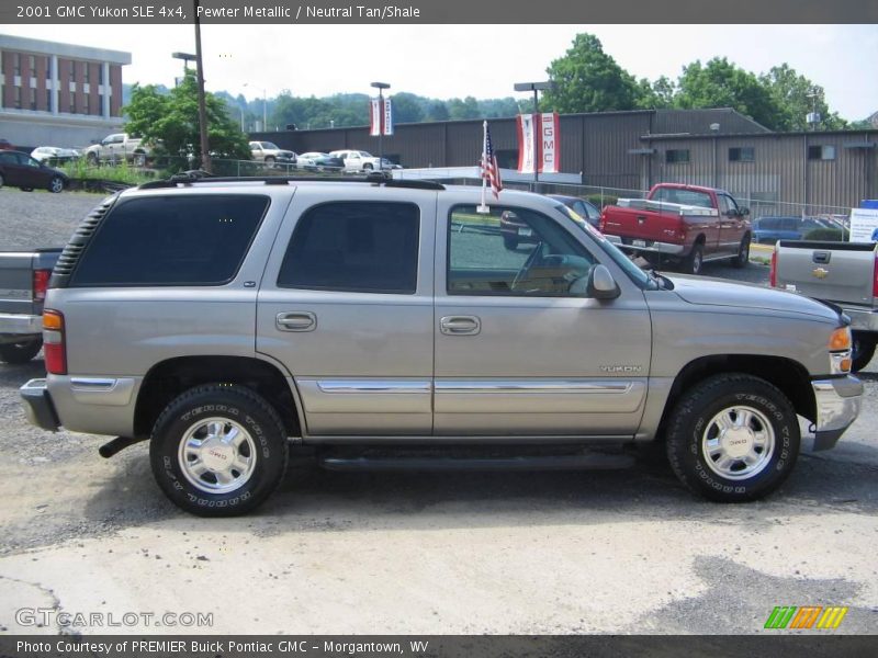 Pewter Metallic / Neutral Tan/Shale 2001 GMC Yukon SLE 4x4