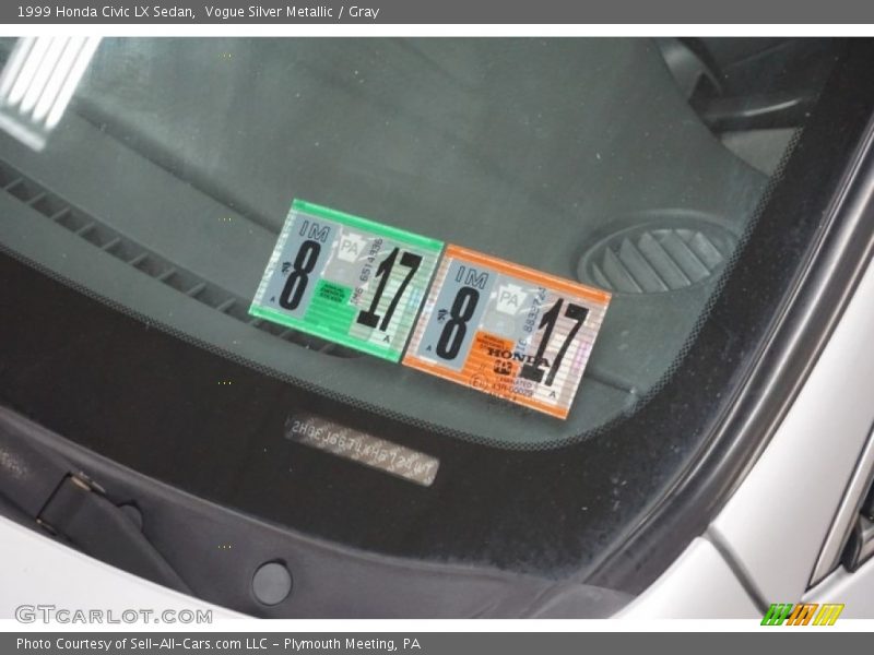 Vogue Silver Metallic / Gray 1999 Honda Civic LX Sedan