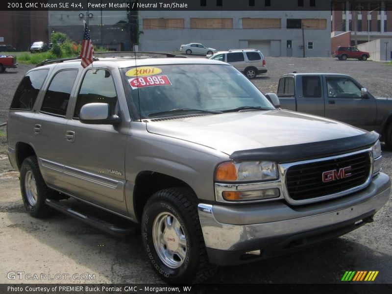 Pewter Metallic / Neutral Tan/Shale 2001 GMC Yukon SLE 4x4