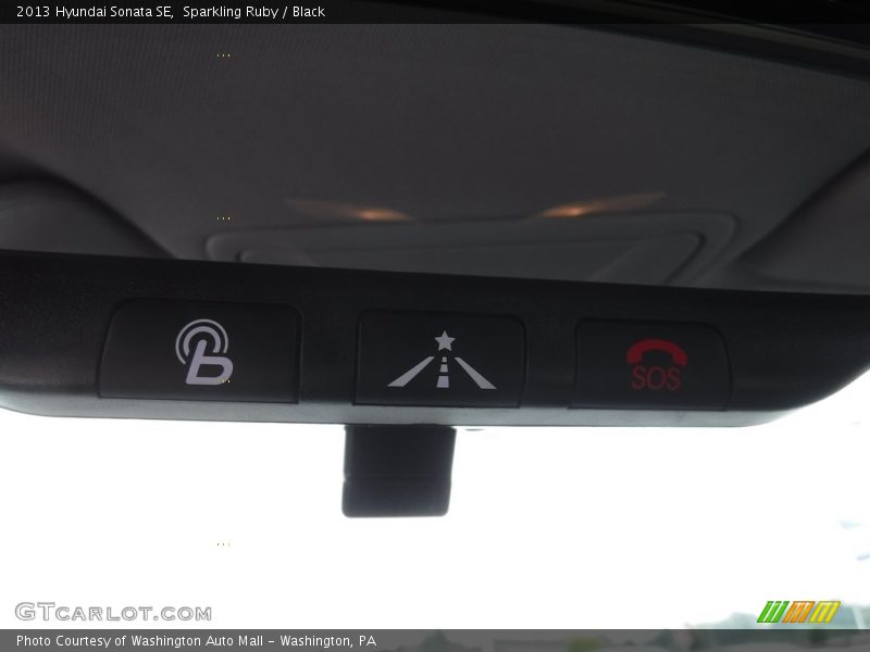 Sparkling Ruby / Black 2013 Hyundai Sonata SE