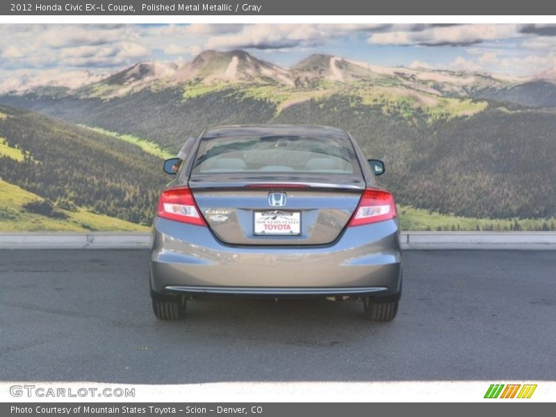 Polished Metal Metallic / Gray 2012 Honda Civic EX-L Coupe
