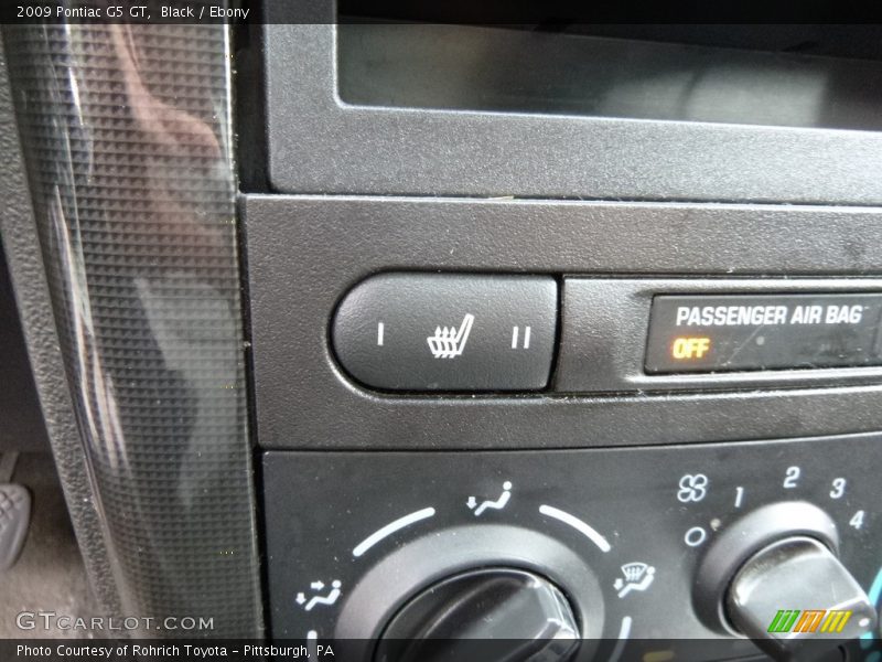 Black / Ebony 2009 Pontiac G5 GT