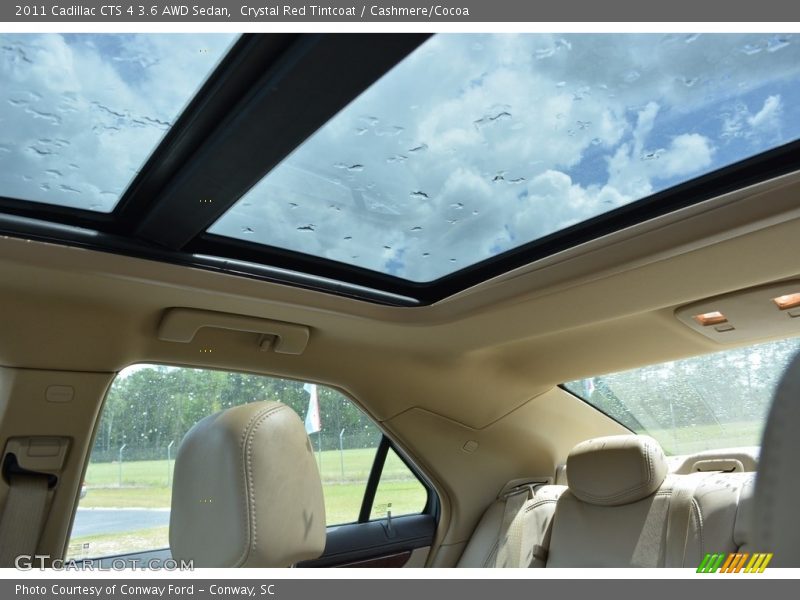 Crystal Red Tintcoat / Cashmere/Cocoa 2011 Cadillac CTS 4 3.6 AWD Sedan