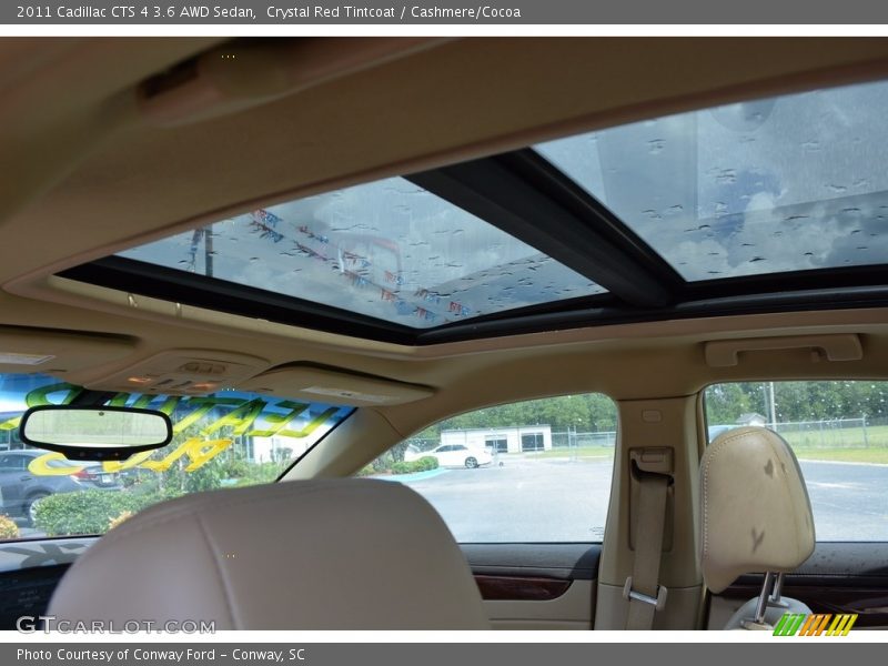 Crystal Red Tintcoat / Cashmere/Cocoa 2011 Cadillac CTS 4 3.6 AWD Sedan