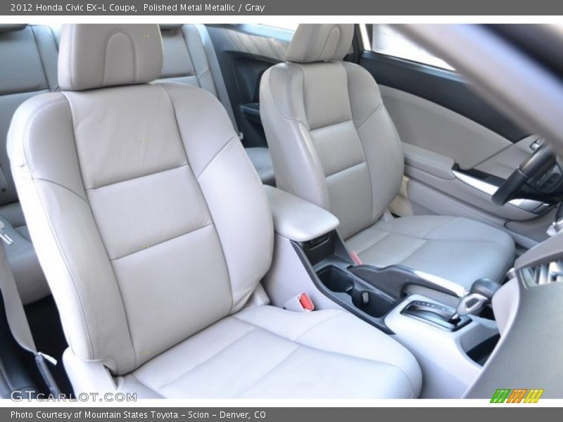 Polished Metal Metallic / Gray 2012 Honda Civic EX-L Coupe
