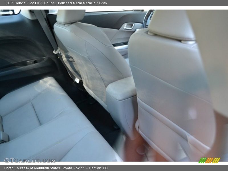 Polished Metal Metallic / Gray 2012 Honda Civic EX-L Coupe