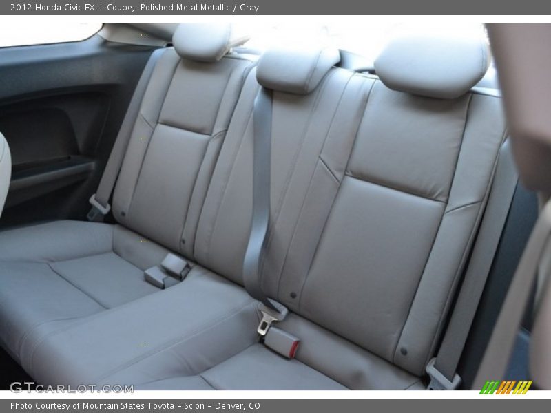 Polished Metal Metallic / Gray 2012 Honda Civic EX-L Coupe
